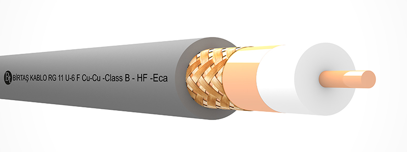 RG 11/U-6 F HF (Cu/Cu) / Class B / EuroClass Eca